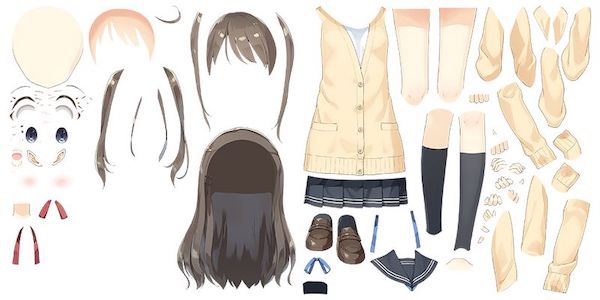 Live2Dの作成方法2