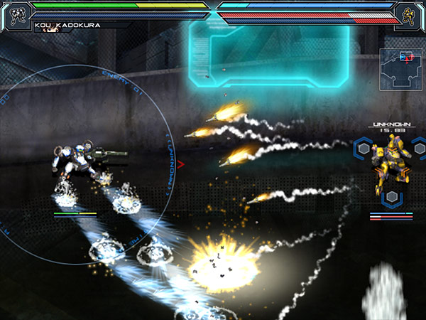 BALDR SKYのプレイ画像