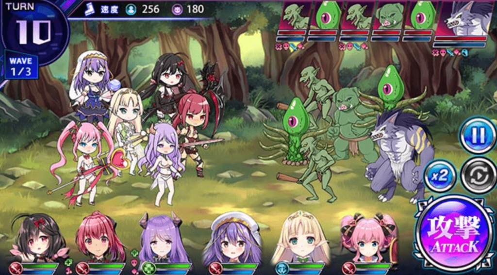 AI 異常のゲーム画面