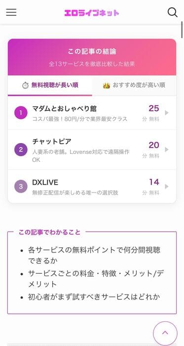 エロライブネットサイトTOP